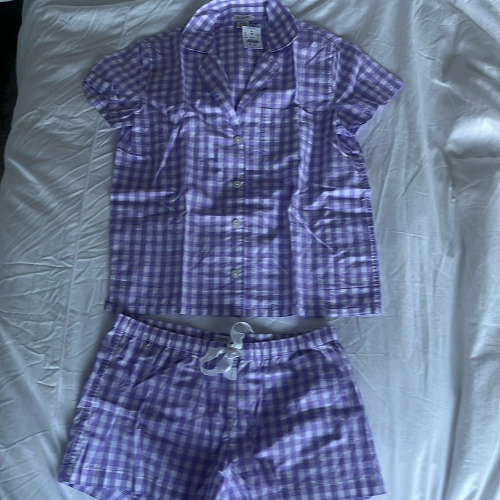 Jcrew new with tags pajama short set